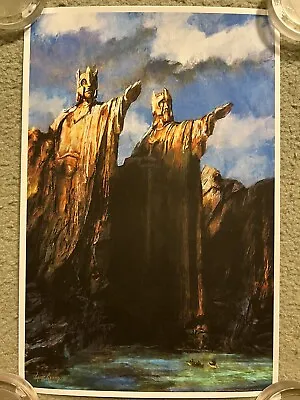 Lord Of The Rings Middle Earth Fantasy Movie Art Print Poster Mondo Cliff Cramp • $179.99