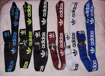 $4 • Buy Adidas Thick Lanyards *NEW* With Detachable Keychain