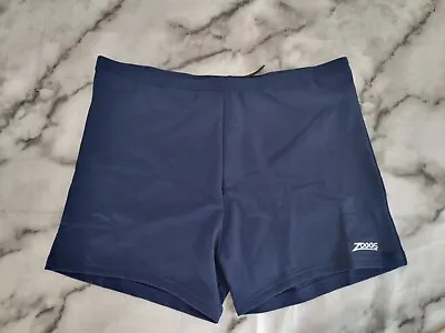 Zoggs Swim Trunks Shorts Size 36 Navy Blue Cottesloe Hip Racer Swimwear • £19.99