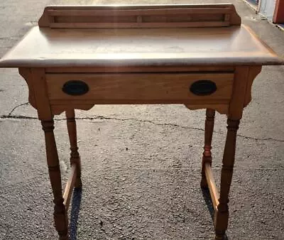 Vintage Solid Wood Writing Desk – VGC – GREAT SIZE FOR HOME OR KIDS ROOM • $299.99