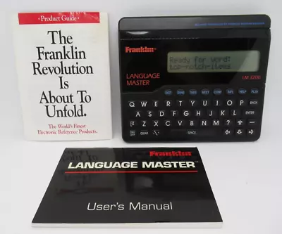 Franklin Language Master LM-3200 Electronic Dictionary • $39.99