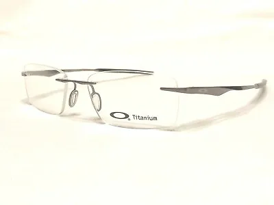NEW Oakley Wingfold EVR OX5118-0353 Mens Cement Rimless Eyeglasses Frames 53/18 • $179.99