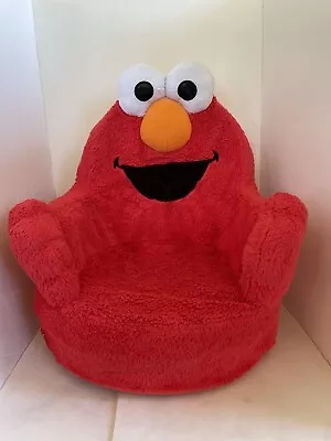 Plush Tickle Me Elmo Child Toddler Talking Chair Sesame Street Spinmaster 2007 • $24.99