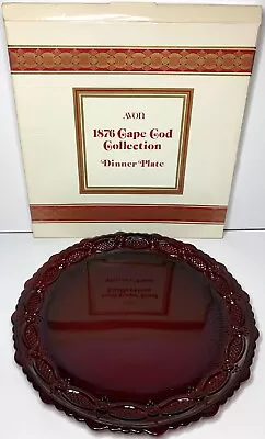 1982  1876 The Cape Cod Collection  DINNER PLATE  Roman Rosette Pattern Avon NIB • $8