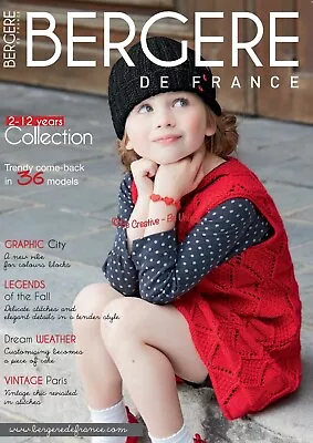 £5 • Buy Bergere De France Knitting Pattern Magazine ~ No. 168 ~ 2 - 12 Years Collection