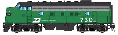 Intermountain N EMD F7A Burlington Northern BN #730 DCC/SND LED 69277S-06 • $256.48
