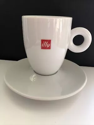 £19.99 • Buy Ipa Italian Illy Ceramic Coffee Cappuccino 4  Mug & Saucer Cup Bnwot
