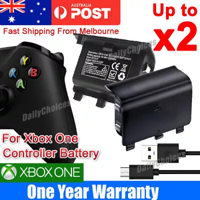 $10.55 • Buy For Xbox One Style Battery Pack Controller Rechargeable 2400mAh Rechargeable