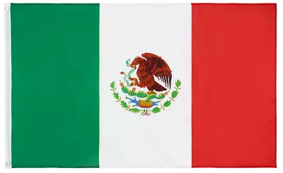 Pringcor 3x5FT Mexico Flag Large Mexican Latin Latino • $12.99