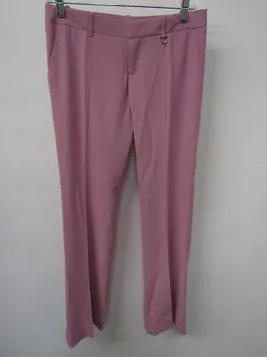 $45 • Buy Gucci Women's Pink Trouser Pants Size 40 Made In Italy