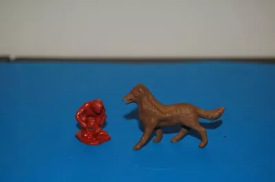 MPC Marx Rin Tin Tin And Recast Caveman For Diorama Or Play Playset Figures • $5.95