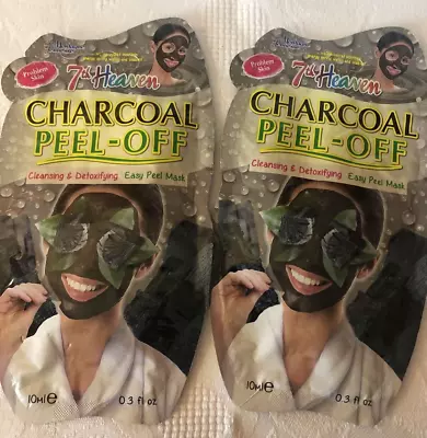 7th Heaven Montagne Jeunesse Charcoal Peel Off Mask - 0.3 Oz Lot Of 2 • $4.99