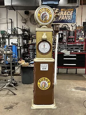 Rare 1929 Musgo Oil Matin Schwartz Model Clock Face Gas Pump  • $10500