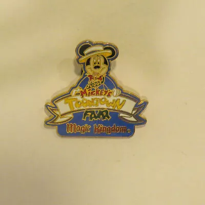 Disney Mickeys Toontown Fair Magic Kingdom Logo Pin • $24.99