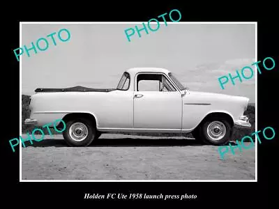 OLD 8x6 HISTORIC PHOTO OF 1958 HOLDEN FC UTE LAUNCH PRESS PHOTO 2 • $9