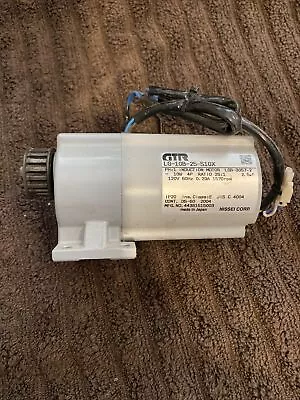 Nissel GTR Reversible AC Gear Motor: 120VAC 10w 62.8 RPM Ratio 25:1 • $39