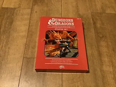 £69.99 • Buy 4th Edition Dungeons And Dragons Starter Set Complete Red Box Used