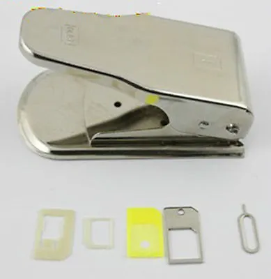 2 In 1 SIM Card Cutter For IPhone 5 4 4S With Adapter Eject Pin • $14.99
