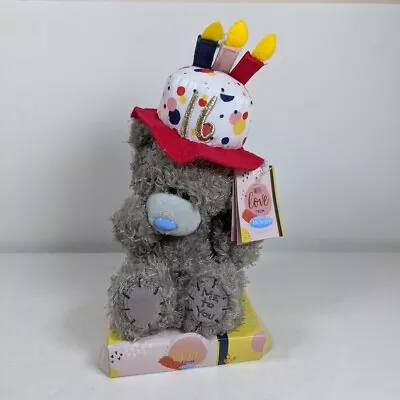 Me To You Bear With Cake Hat 16th Birthday Plush • £11.99