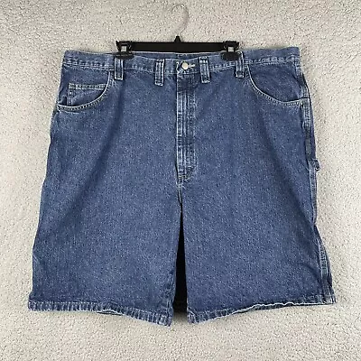 Wrangler Mens Carpenter Blue Jean Denim Shorts Size 46 • $14.99