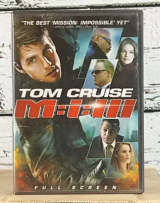 Mission: Impossible III (DVD 2006 Full) Tom Cruise Philip Seymour Hoffman • $3.99