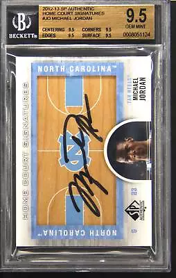 2012-13 #HC-JO Michael Jordan Autograph Autograde 10 BGS BAS 9.5 • $3200