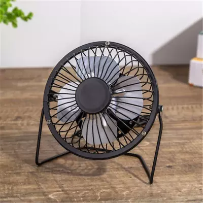 £5.99 • Buy Mini Usb Desk Fan Small Personal Table Cooler Cooling Portable Fan Metal 4  Inch