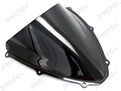 ABS Smoke Black Double Bubble Windscreen Windshield 2006-2007 Suzuki GSXR600 750 • $21.95