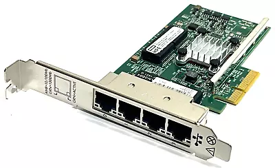 Genuine HPE Quad Port GB GBe Ethernet RJ45 PCIe X8 NIC FP 649871-001 331T Dell • $39.95