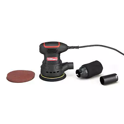 2.5 Amp Corded 5 Inch Orbital Sander With Dust Bag Vacuum Hose Adapter • $24.73