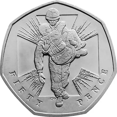 2006 UK Collectable 50p Victoria Cross Heroic Act The Soldier 50 Pence Coin • £2.99