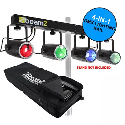 Beamz 4-Some DMX Moonflower Effect Four In One Lighting System DJ PA Party Rig • £259