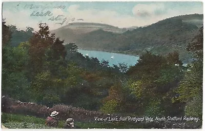 View Of Lake From Rudyard Vale North Stafford Railway NSR Manifold Valley • £2.99