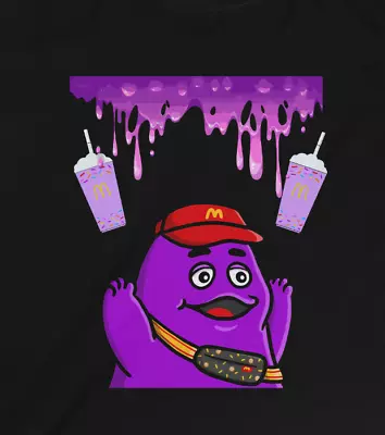 Grimace Slime Birthday Shake McDonalds T-Shirt/Tee/Top With A Unique Design • £19.99