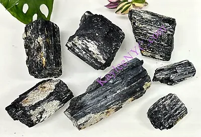 Wholesale Lot 3 Lbs Natural Black Tourmaline With Muscovite Mica Crystal • $29