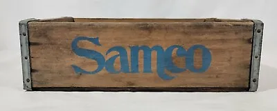 Vintage Wooden Samco Wooden Crate Parkersburg WV • $42