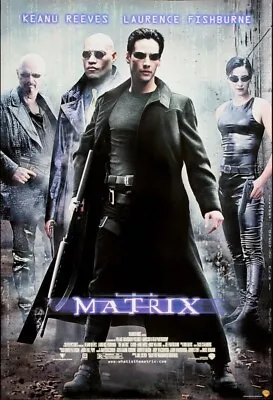 The Matrix Movie Poster 40x55 Inch Keanu Reeves 1999 Brand New Sealed RARE • $299.99