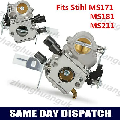 Carburettor Carb Fits Stihl Ms171 Ms181 Ms211 Zama C1q-s268 Chainsaw Brand New • £14.35