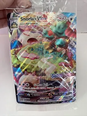 $10 • Buy Snorlax Vmax 142/202 Sword & Shield- New UR Full Art Pokémon Card Large Promo