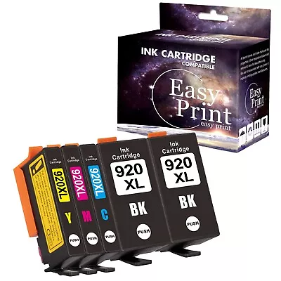 5PacK 920XL Ink Cartridge 920 XL For Officejet 6500A 6000 7000 6500 Printer • $5.76