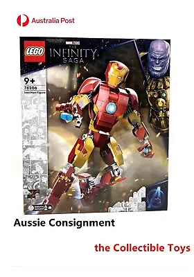 LEGO Marvel Super Heroes Iron Man Figure 76206 Brand New Sealed 381pcs • $98.99