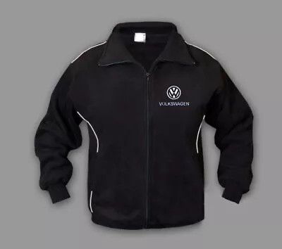 New VW Fleece Jacket Volkswage Motor Sport Embroidere Emblems Chaqueta S-3XL • $58.40