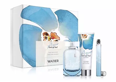 Lise Watier VENT DU SUD AZUR Eau De Toilette 3-Piece Gift Set Brand New • $122.41