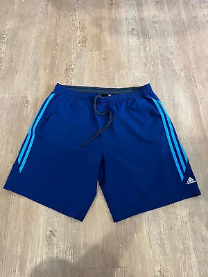 $25 • Buy Adidas Climalite Shorts Three Stripe Trefoil