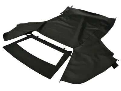 Fits: Ford Mustang 1964-66 Convertible Soft Top & Plastic Window Black Vinyl • $281.06