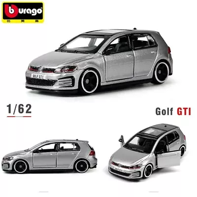 1/62 Scale Bburago Volkswagen Golf Gti 2017 Diecast Model Car Toy Gift Door Open • $14.99