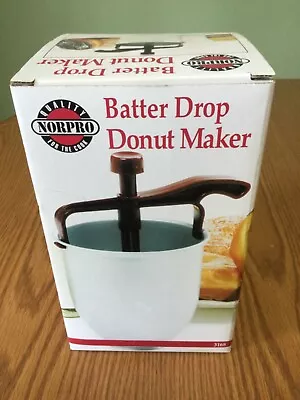 Norpro 3168 Batter Drop Donut Maker New With Recipes And Instructions • $8.90