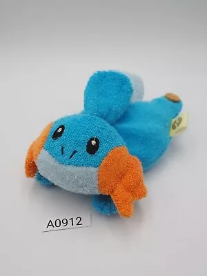 Mudkip A0912 Pokemon Train Button Bandai 2003 Beanie 4.5  Plush Toy Doll Japan • $10.19