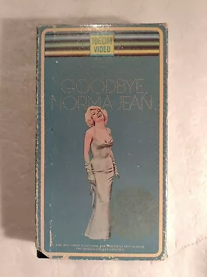 Goodbye Norma Jean VHS Misty Rowe Terrence Locke Marilyn Monroe Story Rare Oop • $8