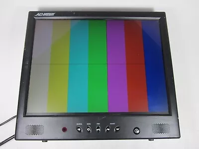 American Dynamics ADMNLCD20 20in LCD Security Monitor Lines On Screen AS-IS • $22.31